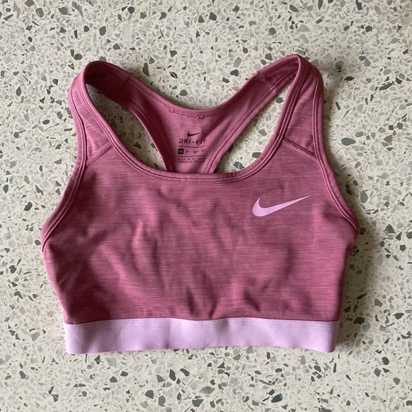 NIKE Sports Bra Pink Size XS - Picture 1 of 6